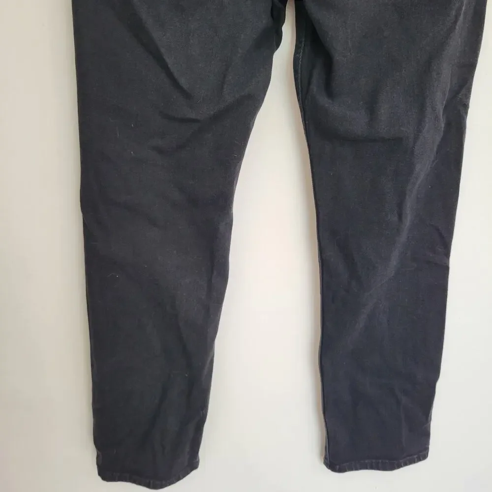 Everlane The Slim Fit Jeans Black Tapered Leg Stretch Men 34 x 30